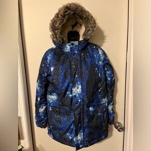 Lands End Grow A Longs Hooded Winter Jacket Children’s Sz XL 14 - 16